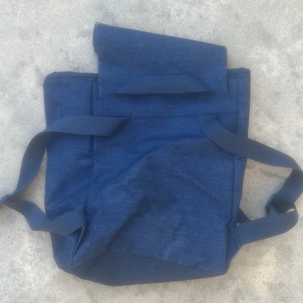 Jean Paul Gaultier Solid Denim Backpack